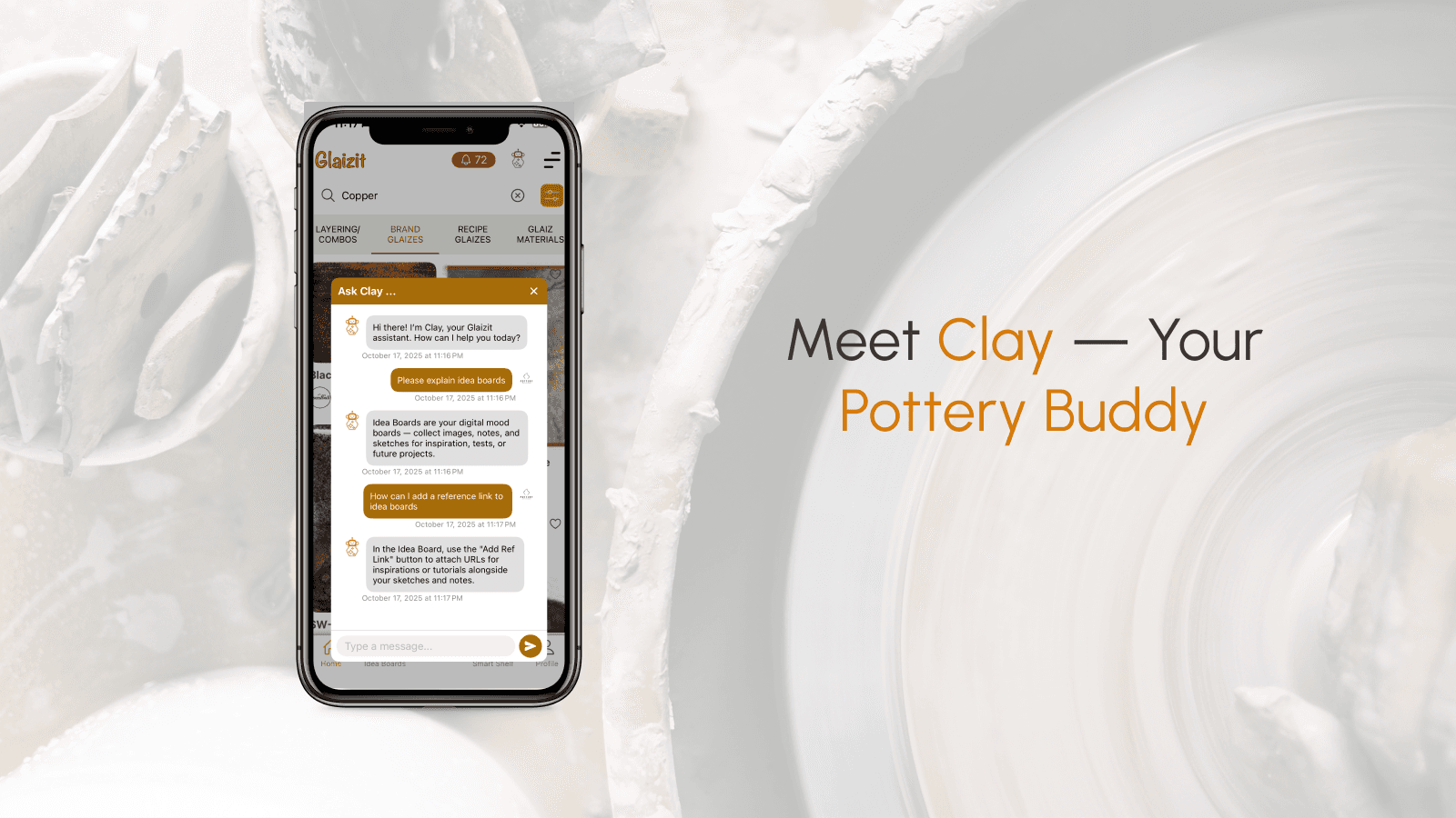 Meet Clay — Your Pottery Buddy