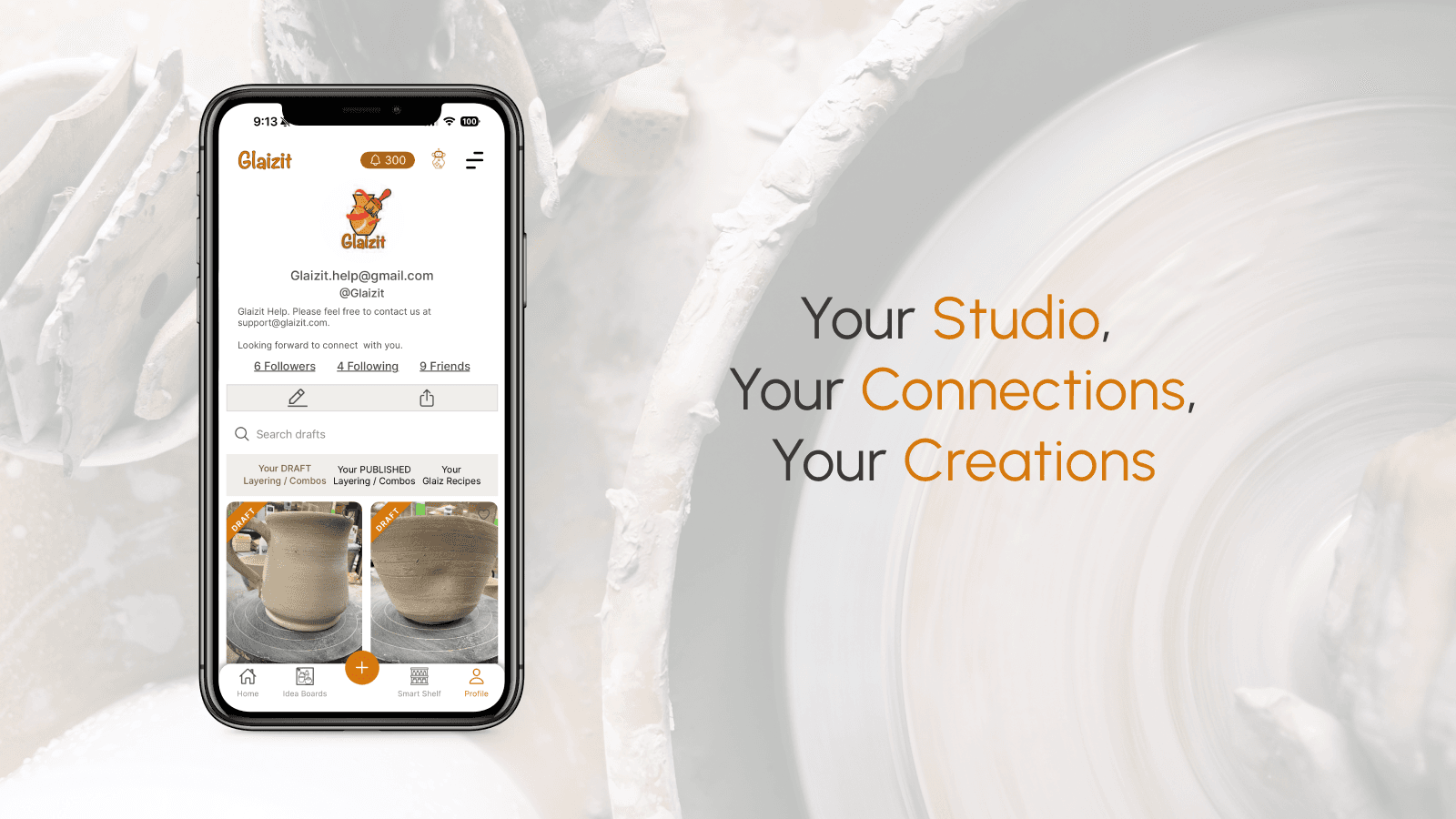 Your Studio, Your Connections, Your Creations